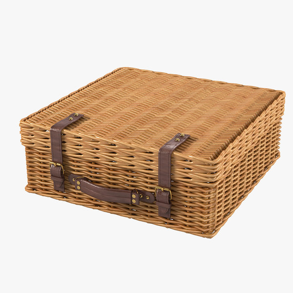 wicker suitcase