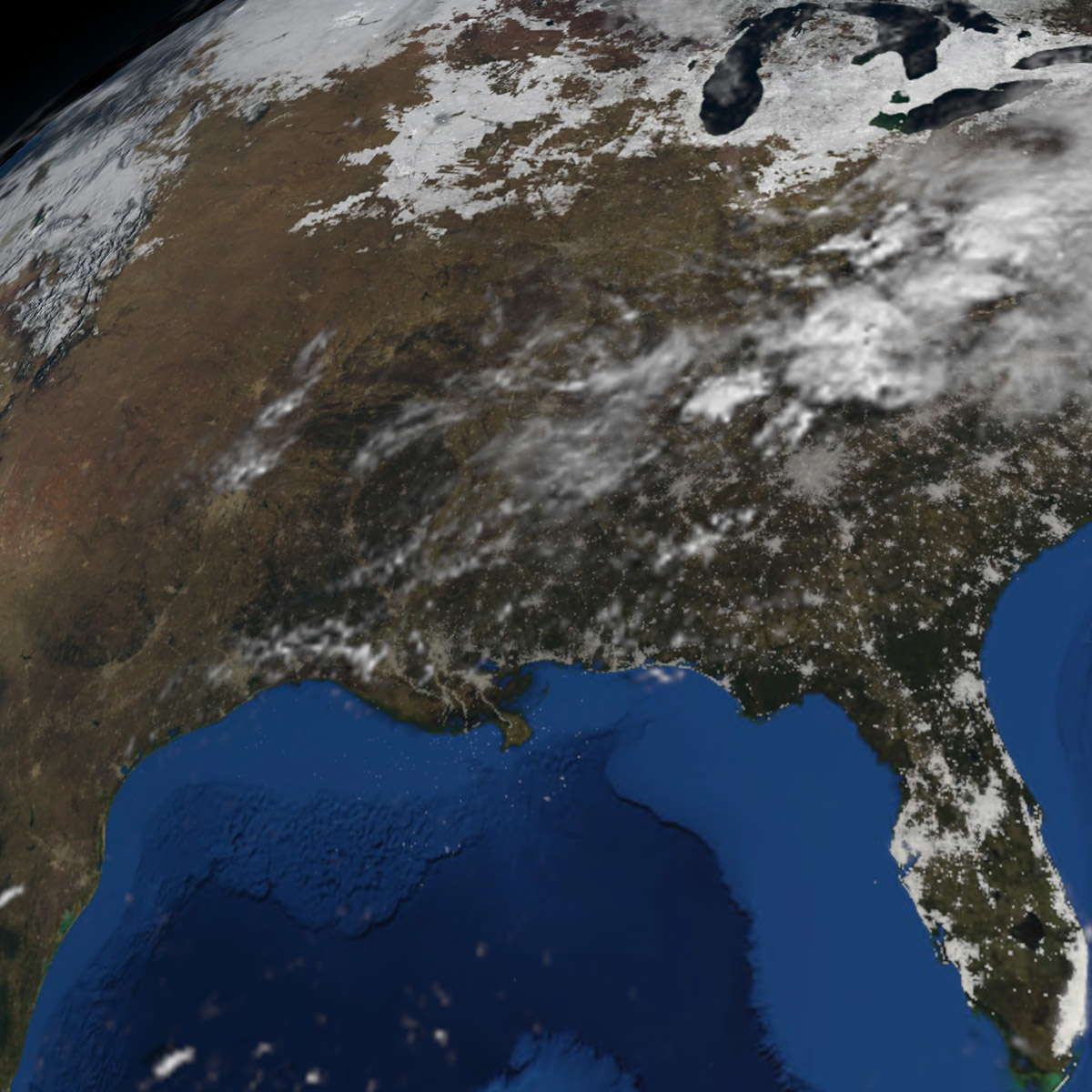 高清超级真实感地球3d模型