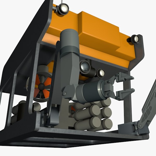 Work Rov Sketch 3d model rov vehicle work class