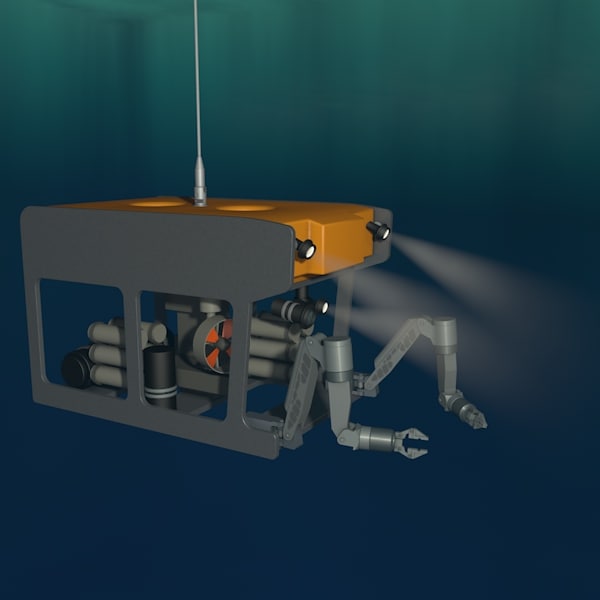 3d model rov vehicle work class