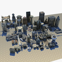 High Res Scifi City