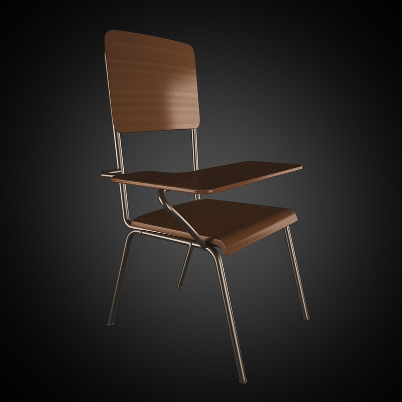 classroom chair 3d 3ds