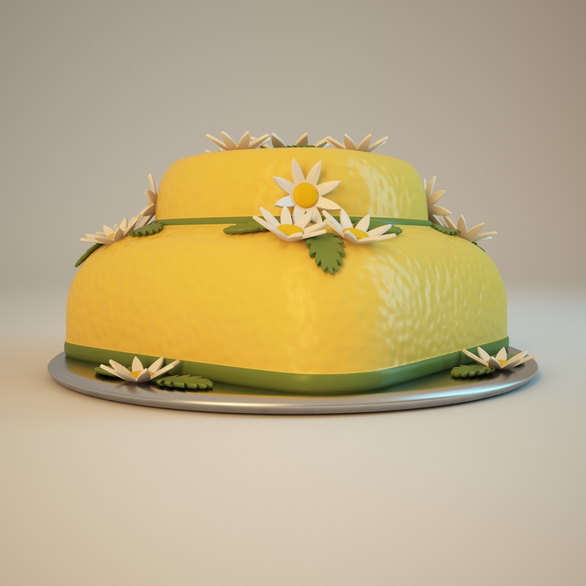 蜂蜜蛋糕3d模型