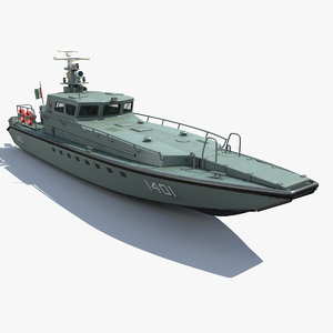 patrol boat interceptor 16 3d max