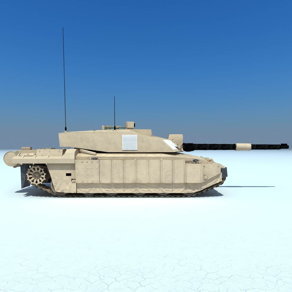 fv4034挑战者2英国战斗坦克3d模型