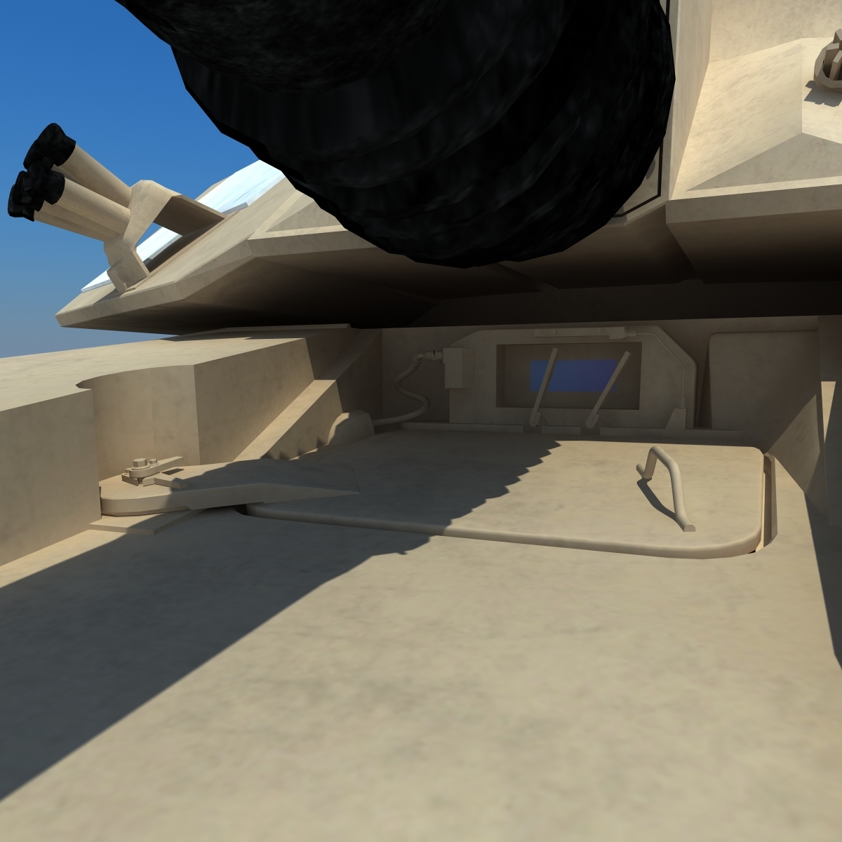 fv4034挑战者2英国战斗坦克3d模型