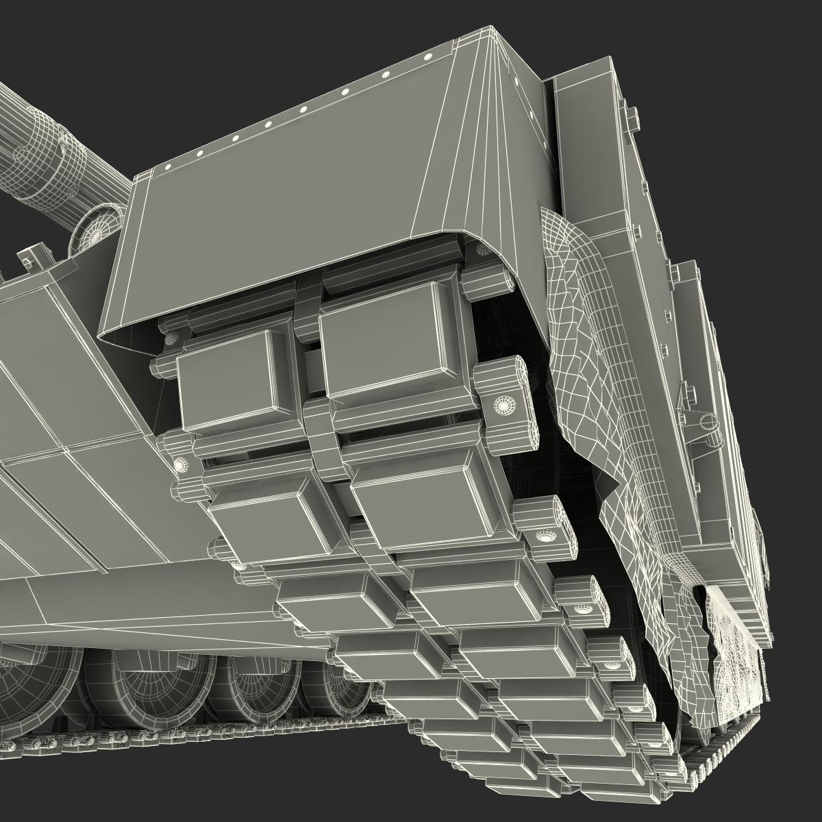fv4034挑战者2英国战斗坦克3d模型