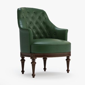 3d model of armchair chair