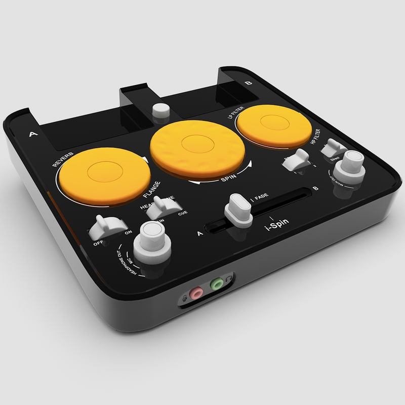 3d ispin dj mixer ipod