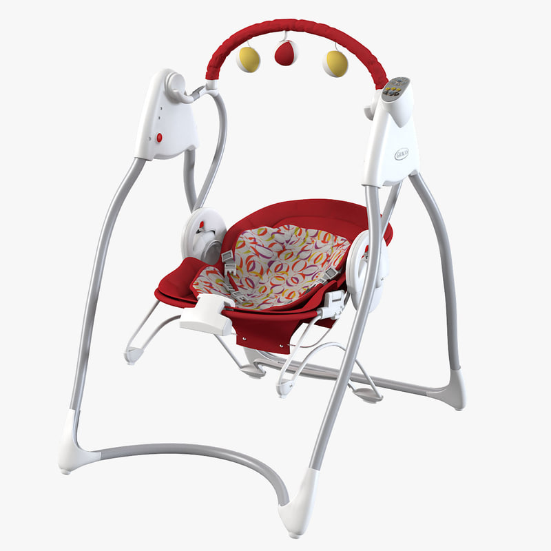 baby swing bouncer 3d 3ds