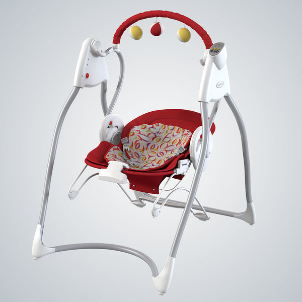 baby swing and bouncer