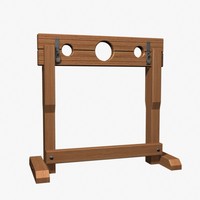 3d pillory stocks