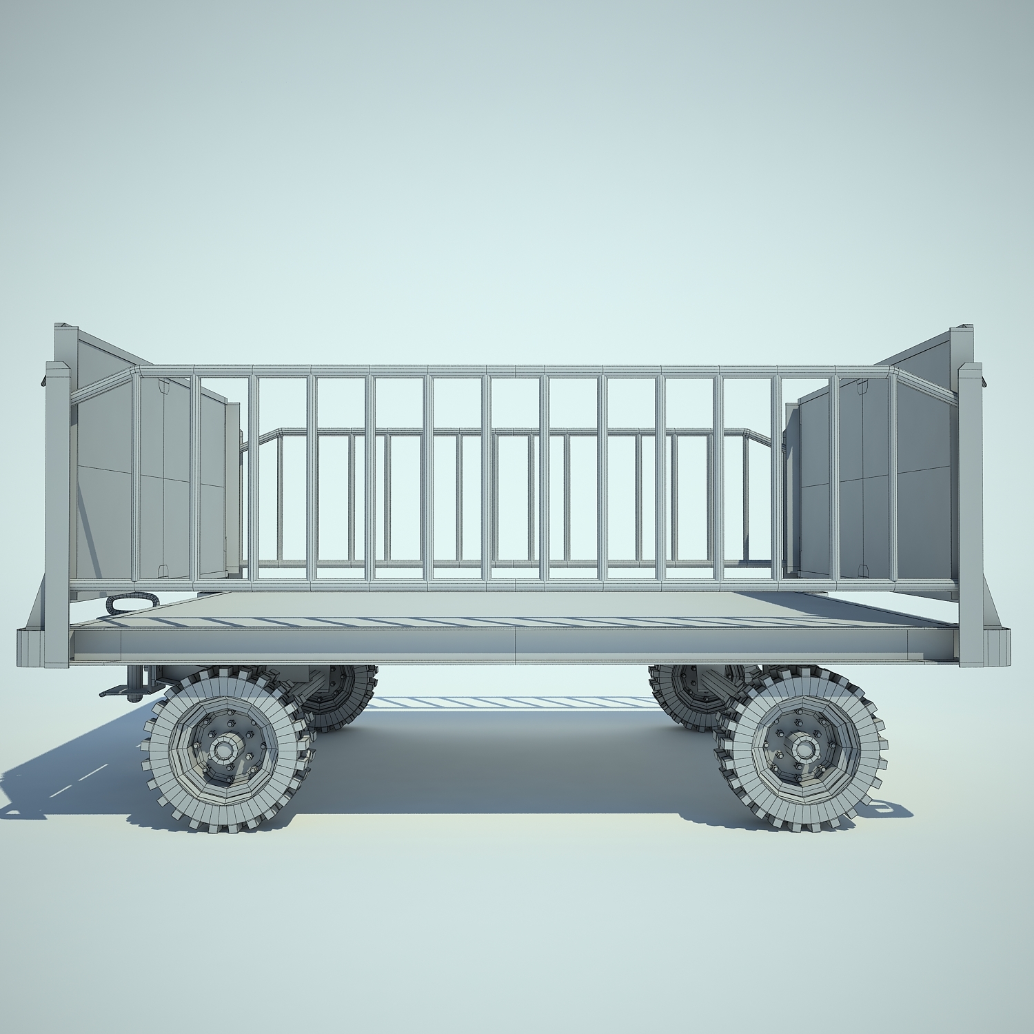 3dsmax-baggage-cart-airport