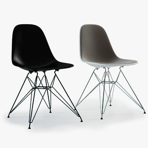 charles eames plastic chair 3d max