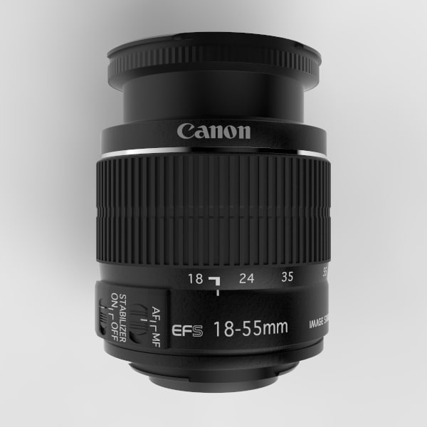 canon efs 1855mm lens c4d