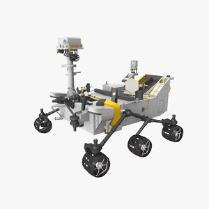 msl curiosity rover 3d 3ds
