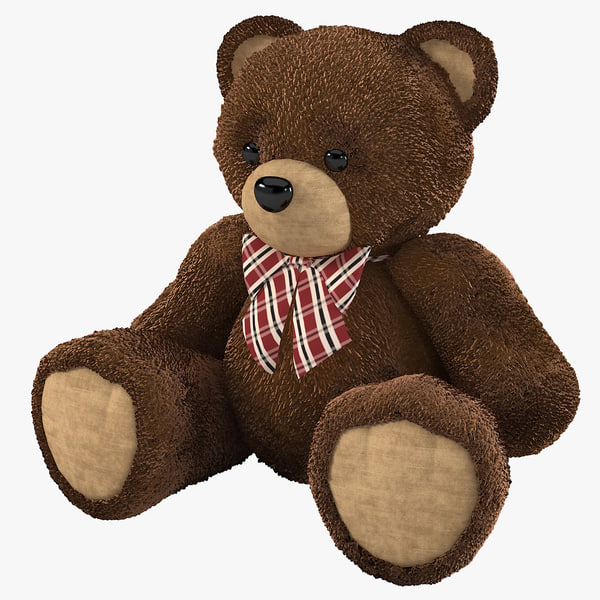 3d model cute teddy bear