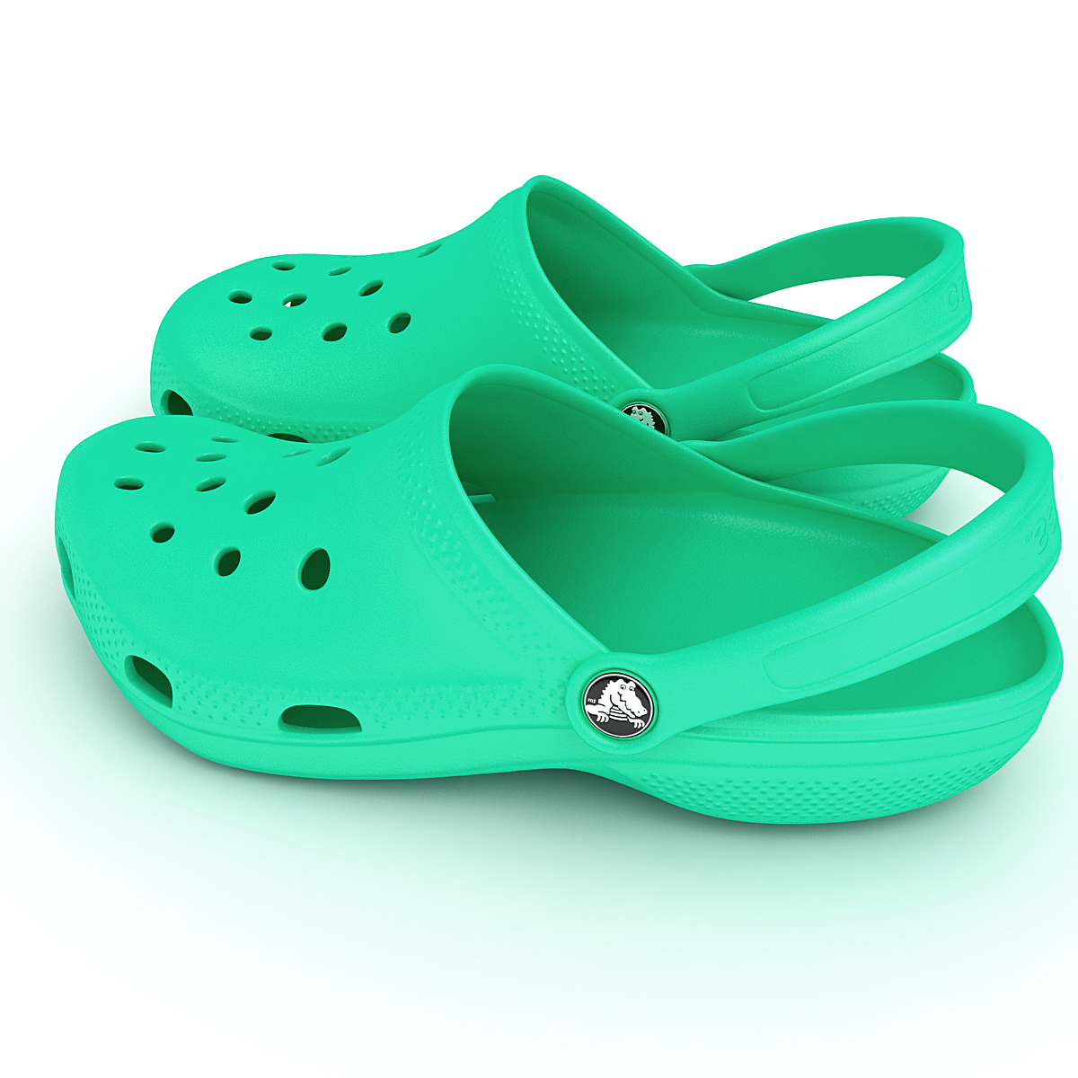 3d crocs shoes sandals clogs model