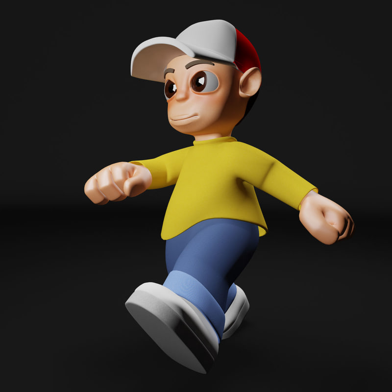 3d cartoon character