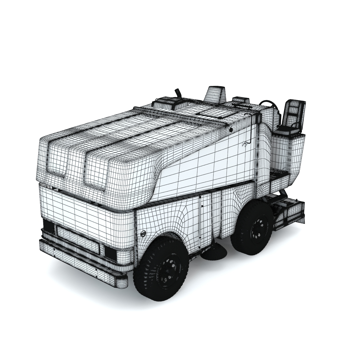 3d max zamboni ice resurfacer