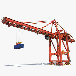 Container Crane 3d Models For Download Turbosquid