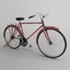 3d model bike red