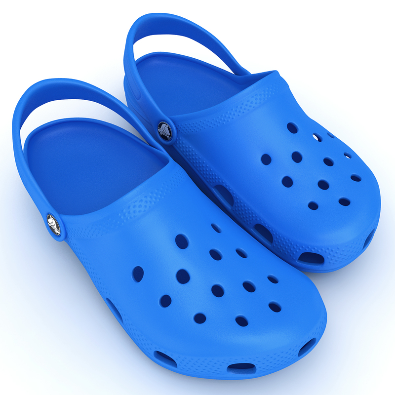 crocs shoes sandals clogs 3d 3ds