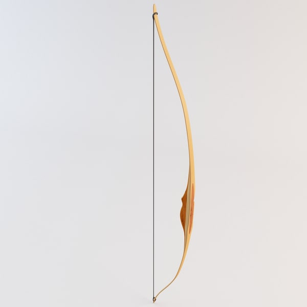 longbow weapon 3d model