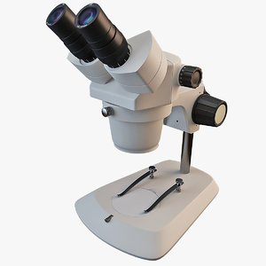 3ds max stereo trinocular microscope xts