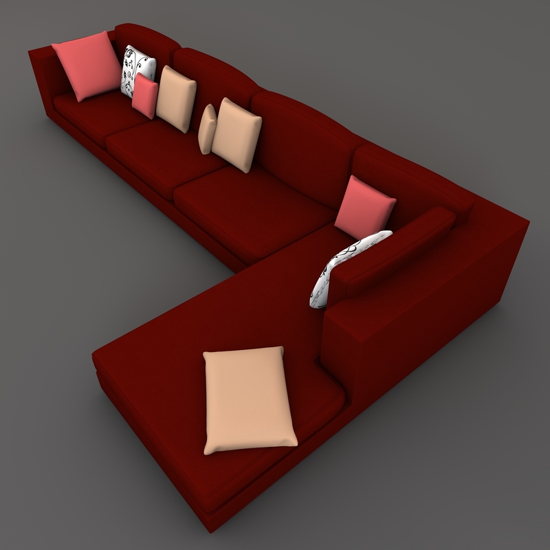 sectional sofa 3d model