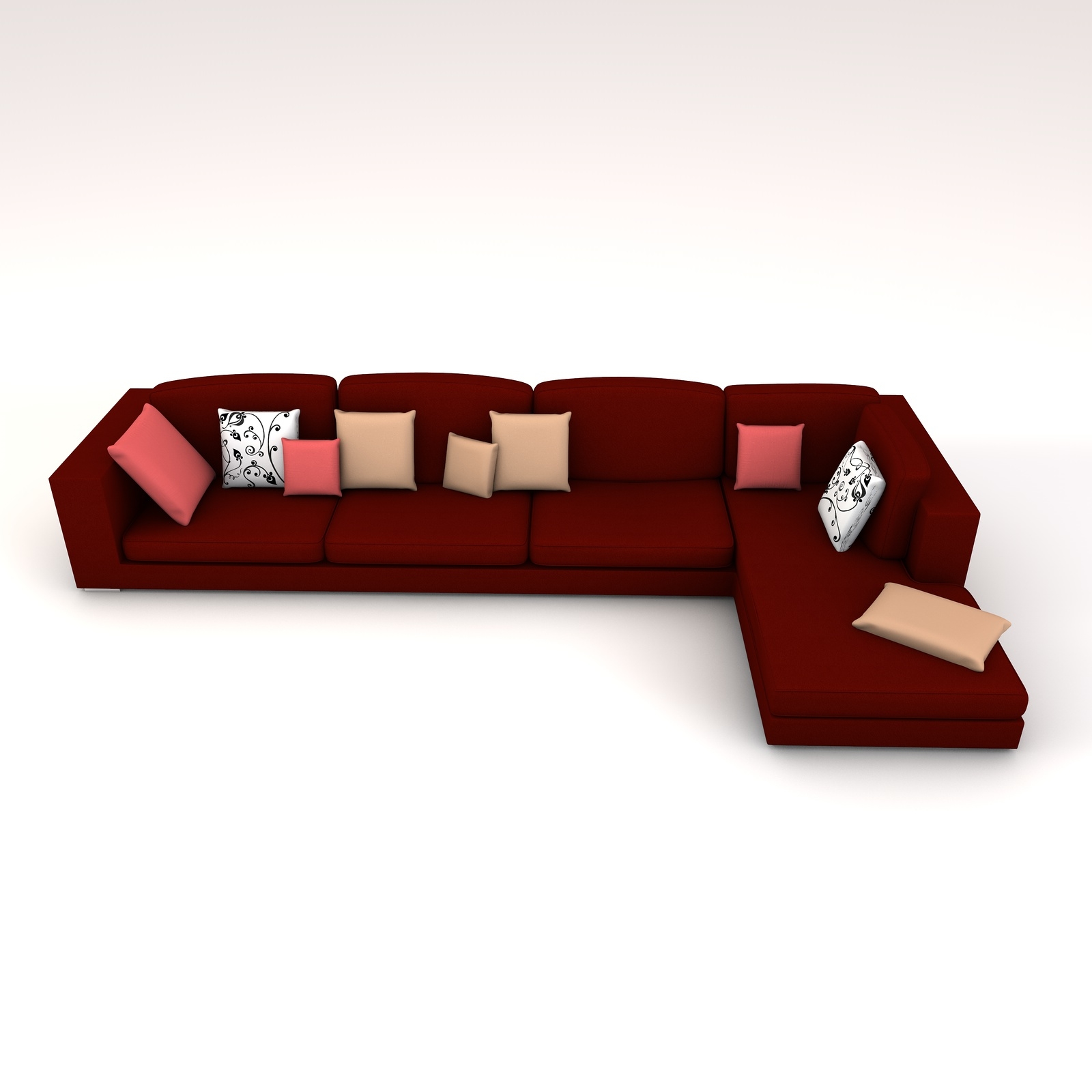 sectional sofa 3d model