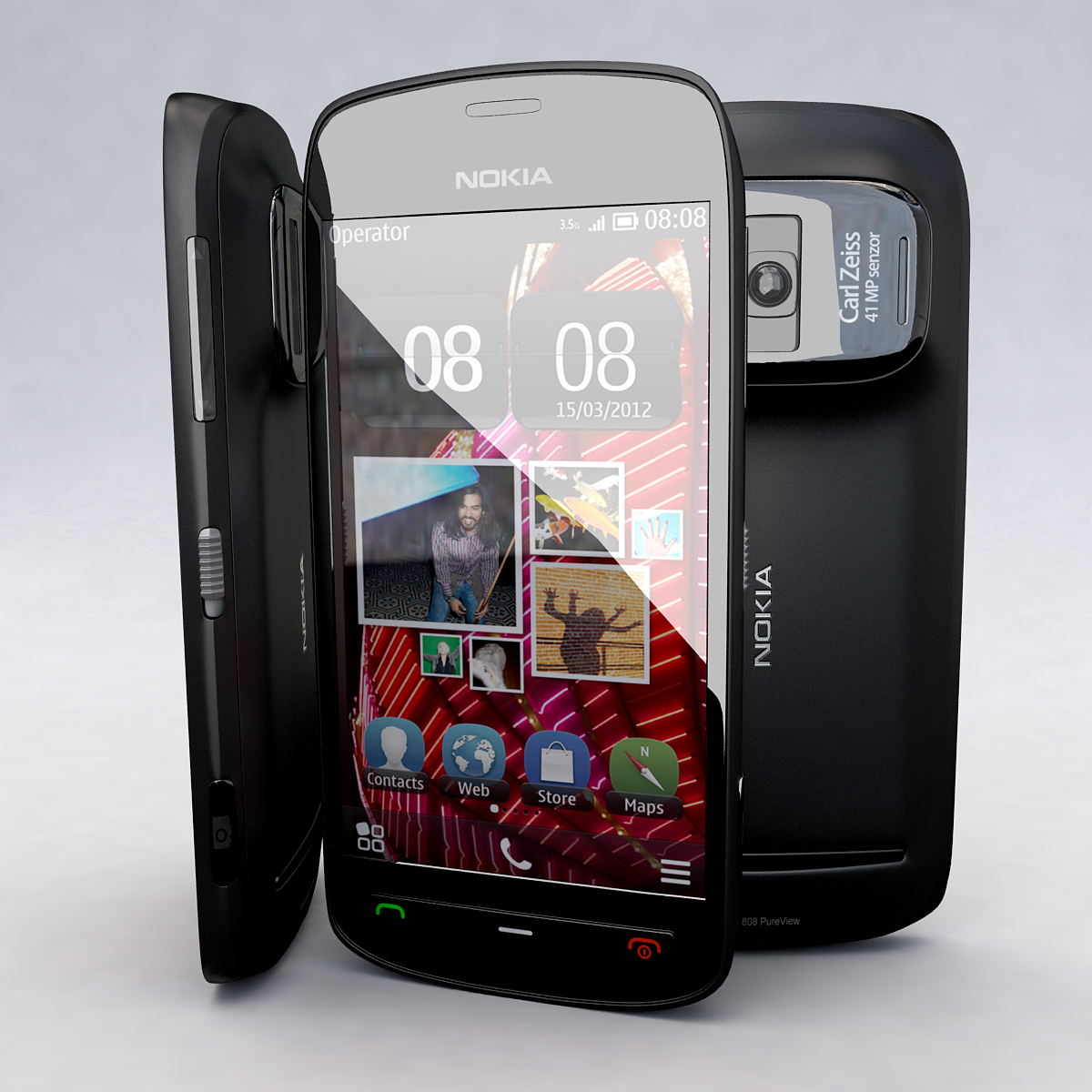 obj new nokia 808 pureview