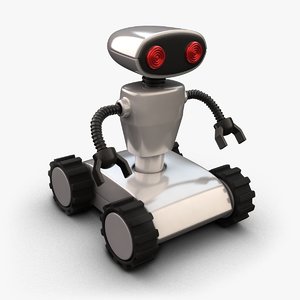 3d robot android