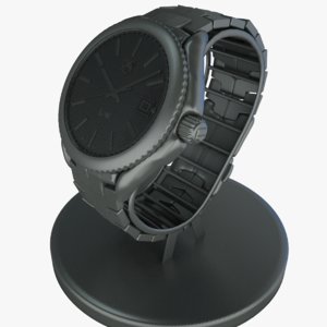 3d model of luxury watch