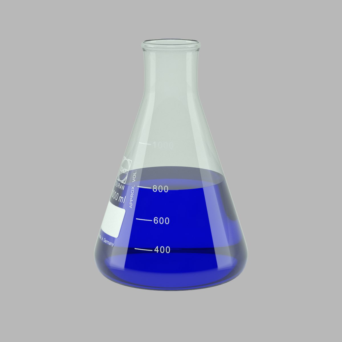 3ds max erlenmeyer 1000 ml lab