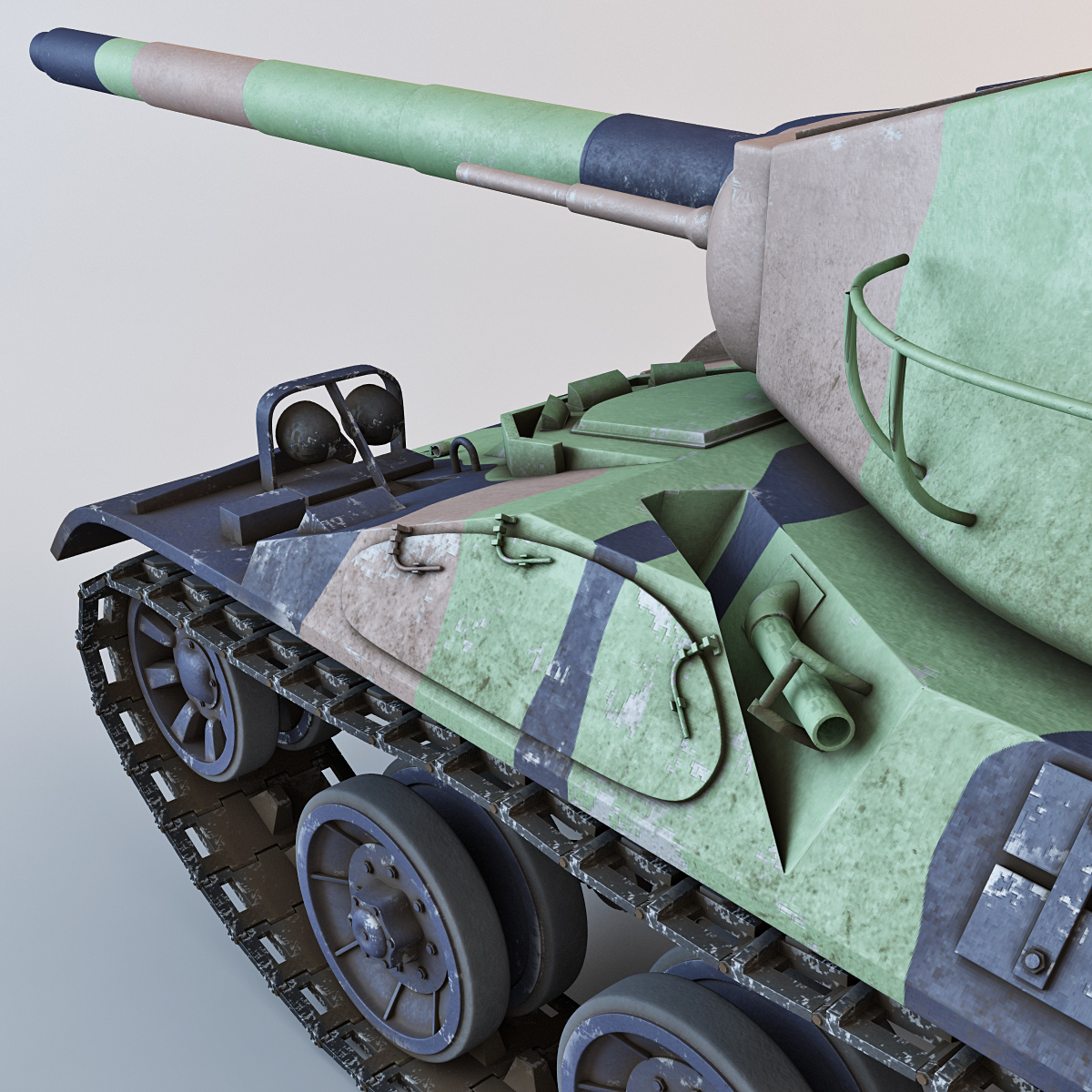 amx-32法国主战坦克3d模型