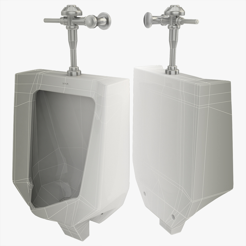 3d model urinal 5