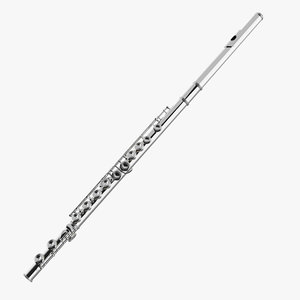 flute brass 3d max