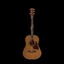 crafter ga8 acoustic guitar 3d model