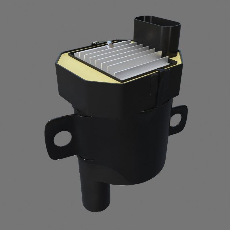 ignition coil 3d model
