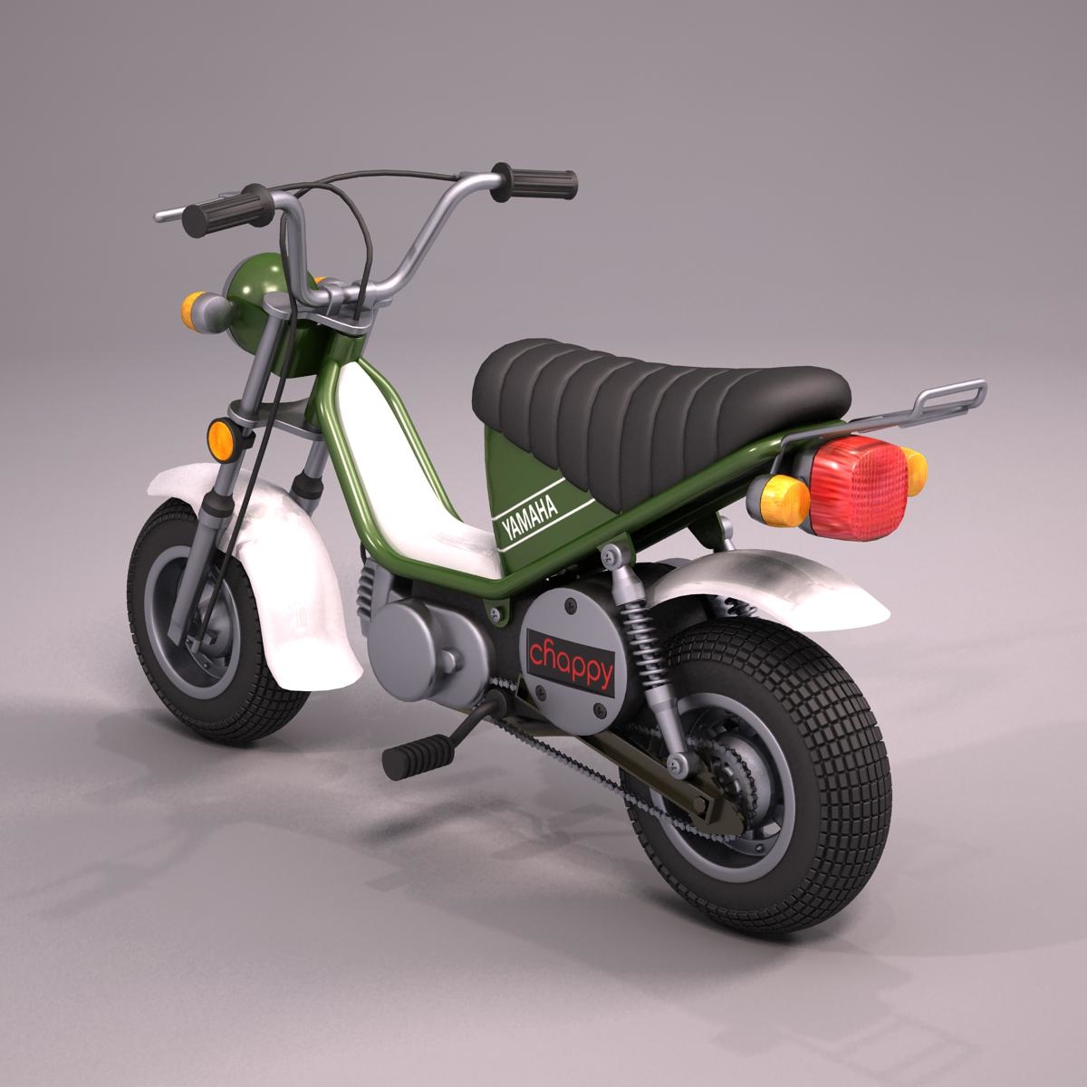 3d Model Of Yamaha Chappy 2010