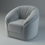 armchair donata chair furniture 3d max