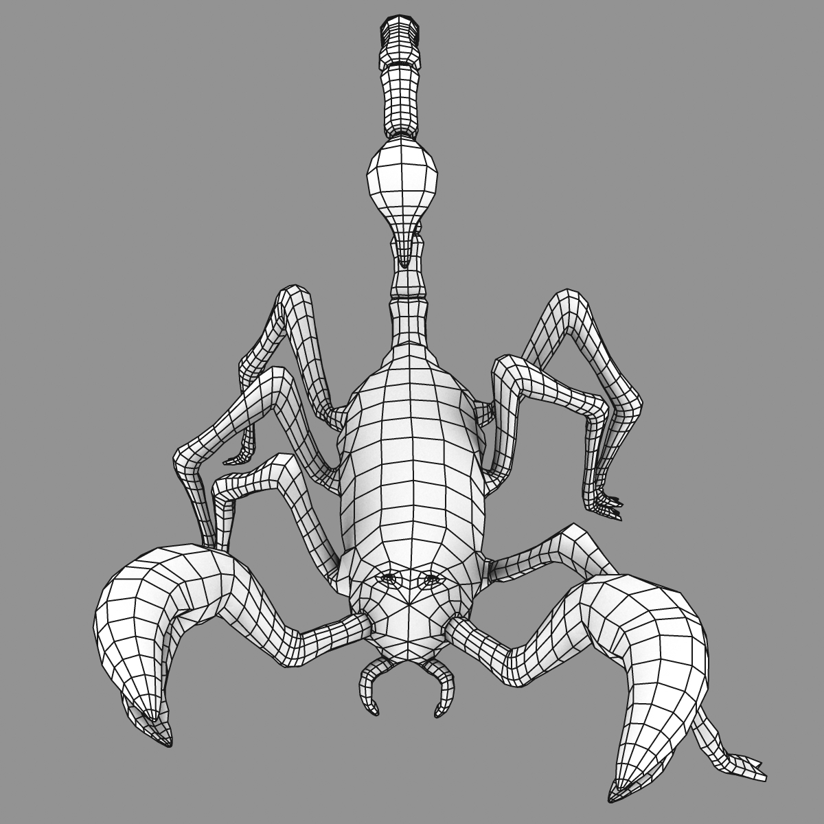 3d ma black scorpion animations