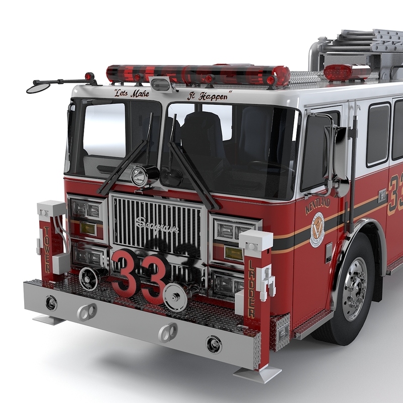 3d seagrave apparatus model