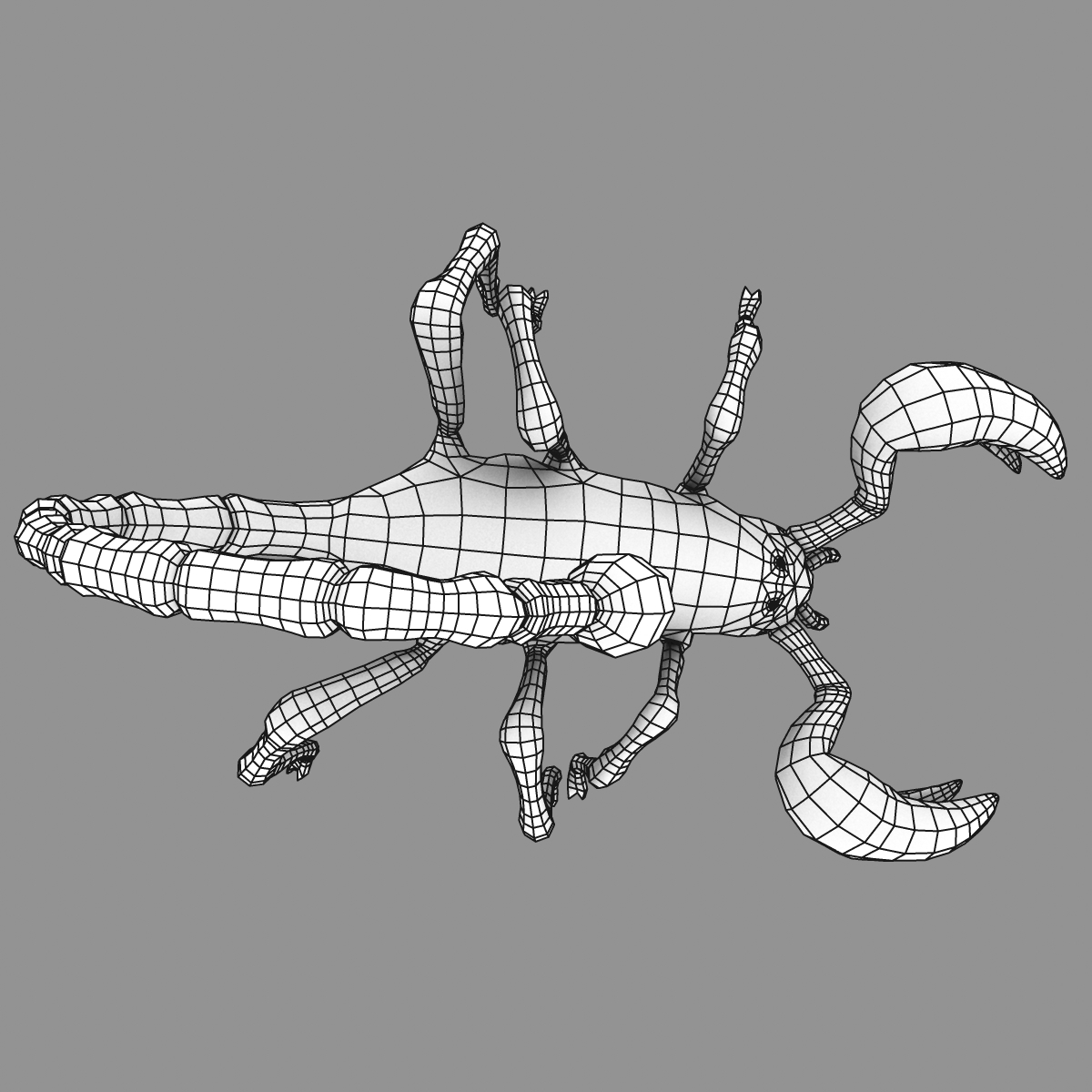 3d ma black scorpion animations