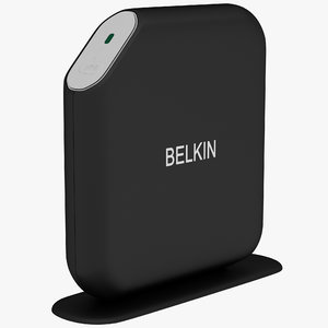 belkin share n300 wireless 3d model
