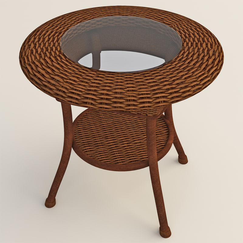 outdoor rattan table 2