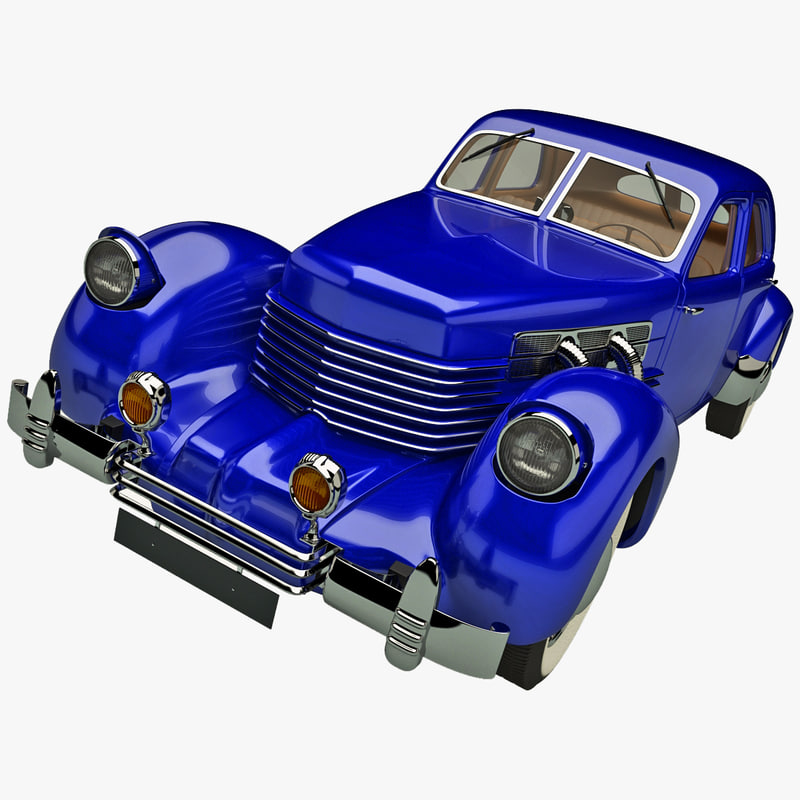 cord 810 sedan 3d model