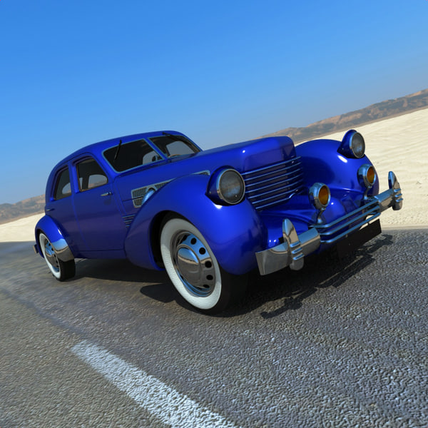 cord 810 sedan 3d model