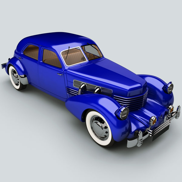 cord 810 sedan 3d model